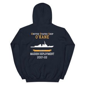 USS O'Kane (DDG-77) 2001-02 MAIDEN DEPLOYMENT Unisex Hoodie