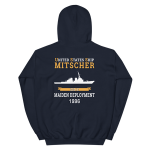 USS Mitscher (DDG-57) 1996 MAIDEN DEPLOYMENT Unisex Hoodie