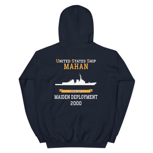 USS Mahan (DDG-72) 2000 MAIDEN DEPLOYMENT Unisex Hoodie