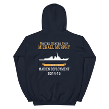 Load image into Gallery viewer, USS Michael Murphy (DDG-112) 2014-15 MAIDEN DEPLOYMENT Unisex Hoodie