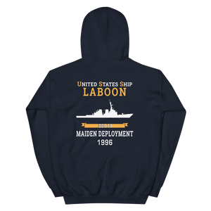 USS Laboon (DDG-58) 1996 MAIDEN DEPLOYMENT Unisex Hoodie