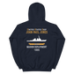 USS John Paul Jones (DDG-53) 1995 MAIDEN DEPLOYMENT Unisex Hoodie – back view, navy