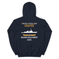 USS Chafee (DDG-90) 2005 MAIDEN DEPLOYMENT Unisex Hoodie – back view, navy