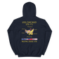 USS Chicago (CG-11) 1976 WESTPAC Cruise Hoodie – back view, navy