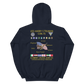 USS Harry S. Truman (CVN-75) 2004-05 Cruise Hoodie – back view, navy