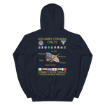 USS Harry S. Truman (CVN-75) 2004-05 Cruise Hoodie – back view, navy