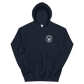USS Oriskany (CVA-34) 1960 WESTPAC Unisex Hoodie – front view, navy