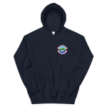 USS Kearsarge (CVS-33) Ship's Crest Hoodie – front view, navy
