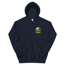 Load image into Gallery viewer, HSC-11 Dragonslayers Squadron Crest Unisex Hoodie