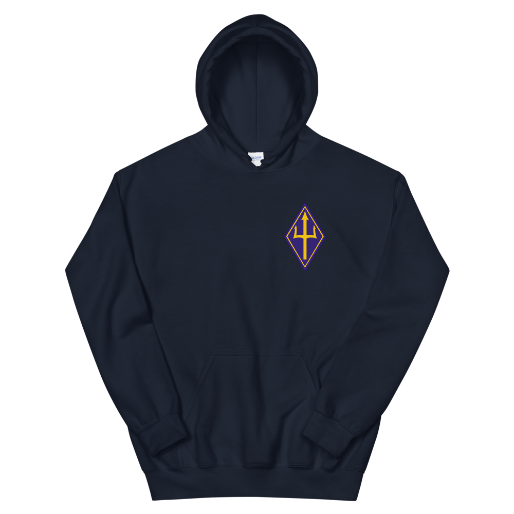 VP-26 Tridents Squadron Crest Hoodie – front view, navy