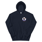 VP-30 Pro's Nest Squadron Crest Hoodie – front view, navy