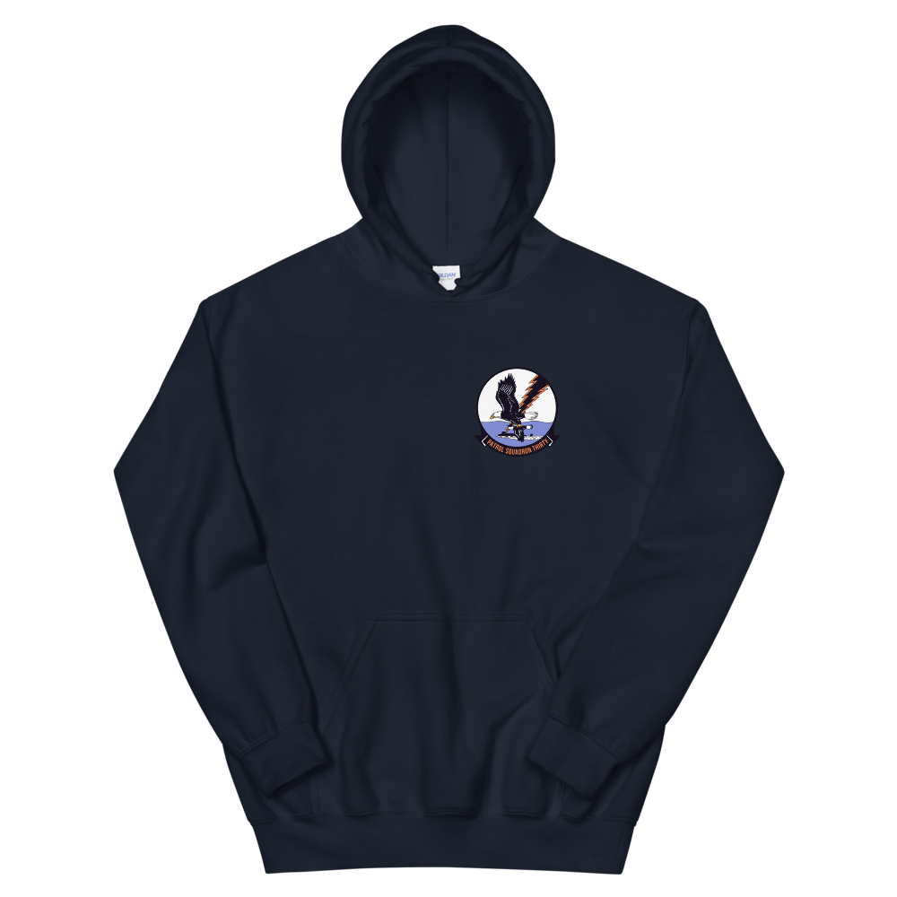 VP-30 Pro's Nest Squadron Crest Hoodie – front view, navy