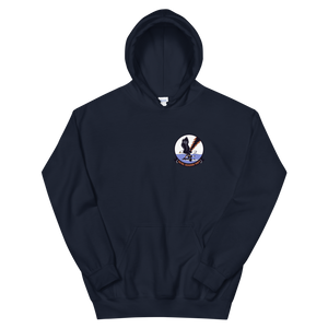 VP-30 Pro's Nest Squadron Crest Hoodie – front view, navy