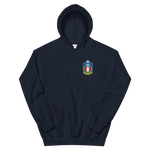 USS Austin (LPD-4) Ship's Crest Hoodie – front view, navy