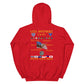 USS Midway (CV-41) 1984-85 Cruise Hoodie – red