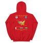 USS Blue Ridge (LCC-19) 1990-91 ODS/S Cruise Hoodie – back view, red