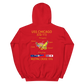 USS Chicago (CG-11) 1976 WESTPAC Cruise Hoodie – back view, red