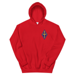 VP-26 Tridents Squadron Crest Hoodie – front view, red