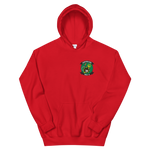 HSC-8 Eightballers Squadron Crest Hoodie – front view, red