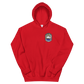 USS Detroit (AOE-4) 1983 Med Cruise Hoodie – front view, red