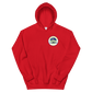 USS Blue Ridge (LCC-19) 1990-91 ODS/S Cruise Hoodie – front view, red