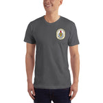 USS Paul F. Foster (DD-964) Ship's Crest T-Shirt – asphalt