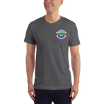 USS Kearsarge (CVS-33) Ship's Crest T-Shirt – front view, asphalt
