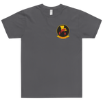 VP-94 Crawfisher's Squadron Crest T-Shirt – front view, asphalt