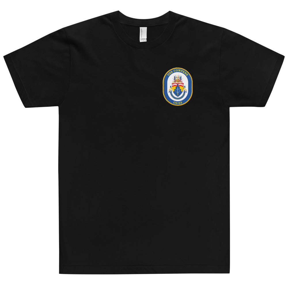 USS Cowpens (CG-63) Ship's Crest Shirt – black