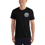 USS Kearsarge (CVS-33) Ship's Crest T-Shirt – front view, black