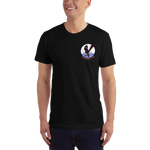 VP-30 Pro's Nest Squadron Crest T-Shirt – front view, black