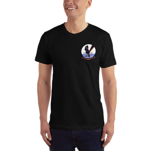 VP-30 Pro's Nest Squadron Crest T-Shirt – front view, black
