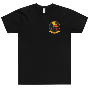 VP-94 Crawfisher's Squadron Crest T-Shirt – front view, black