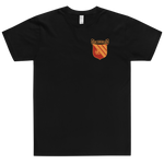 USS Gridley (CG-21) Ship's Crest T-Shirt – front view, black