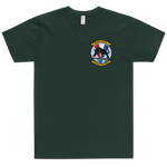 VP-91 Blackcats Squadron Crest T-Shirt – front view, forest