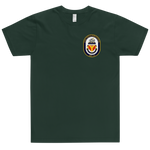 USS Yellowstone (AD-41) Ship's Crest T-Shirt – front view, forest