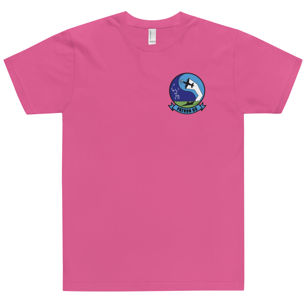 VP-69 Totems Squadron Crest T-Shirt – front view, fuchsia