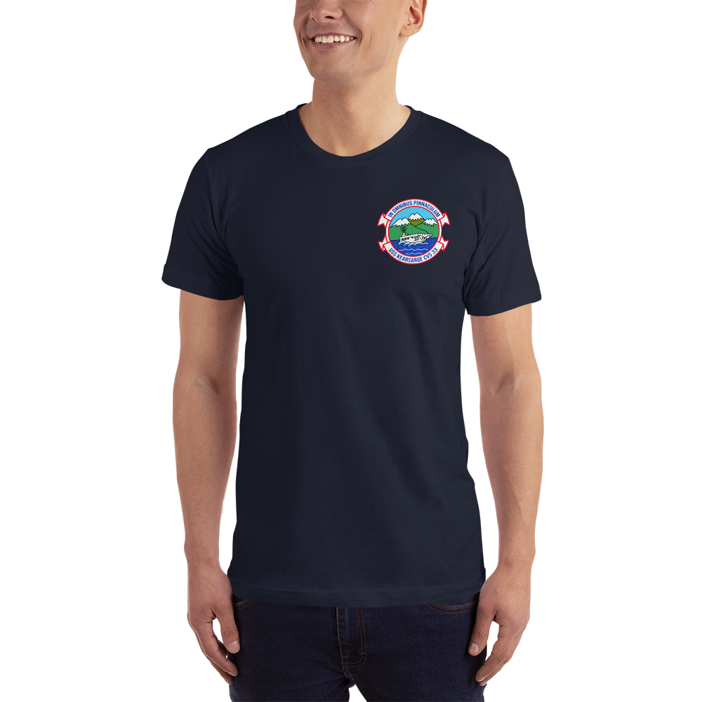 USS Kearsarge (CVS-33) Ship's Crest T-Shirt – front view, navy