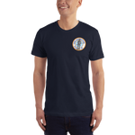 USS Lexington (CVS-16) Ship's Crest T-Shirt – front view, navy
