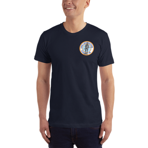 USS Lexington (CVS-16) Ship's Crest T-Shirt – front view, navy