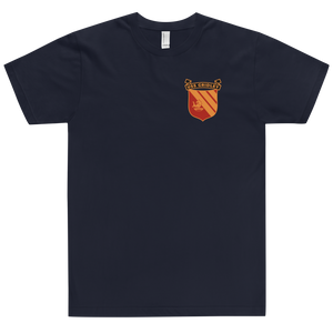 USS Gridley (CG-21) Ship's Crest T-Shirt – front view, navy