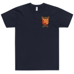 USS Gridley (DLG-21) Ship's Crest T-Shirt – front view, navy