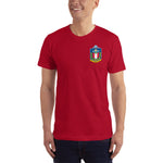 USS Austin (LPD-4) Ship's Crest T-Shirt – front view, red