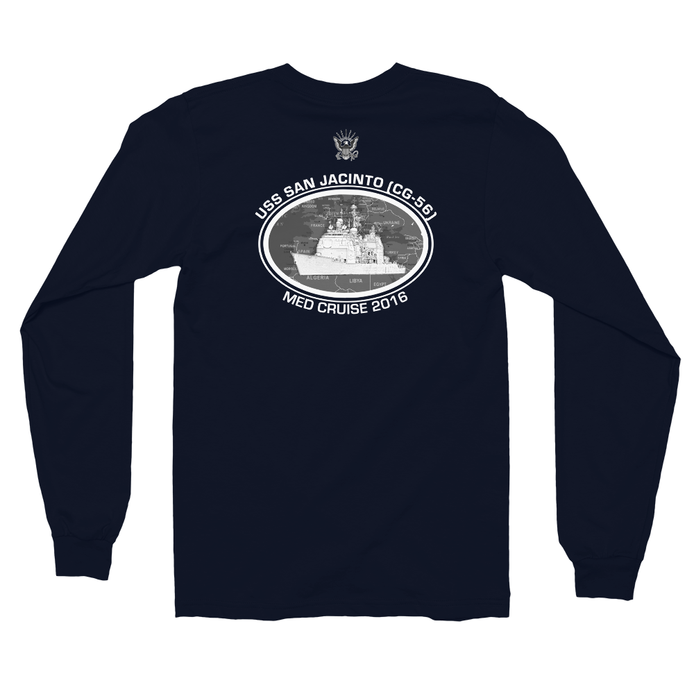 USS San Jacinto (CG-56) 2016 Deployment Long sleeve t-shirt