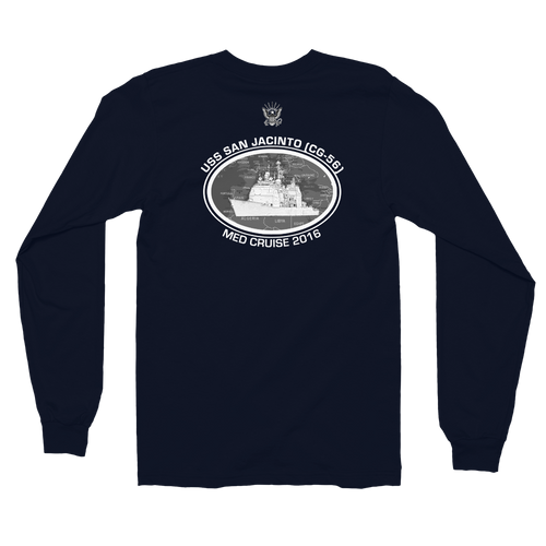 USS San Jacinto (CG-56) 2016 Deployment Long sleeve t-shirt