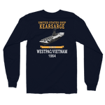USS Kearsarge (CVS-33) 1964 WESTPAC/VIETNAM Long Sleeve T-Shirt – back view, navy
