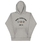 USS Curtiss (AV-4) Unisex Hoodie – front view, grey
