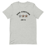 USS Curtiss (AV-4) Short-Sleeve Unisex T-Shirt – front view, heather