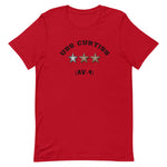 USS Curtiss (AV-4) Short-Sleeve Unisex T-Shirt – front view, red