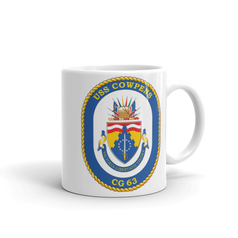 USS Cowpens (CG-63) Ship's Crest Mug